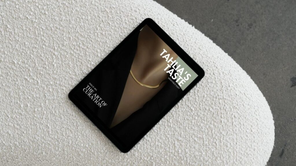 Tahlia’s Taste Global editorial membership by Tahlia Suraj